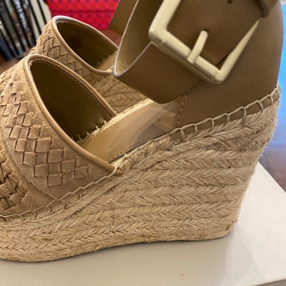 Marc Fisher Alina Espadrille Wedge, Tan, 5 - Picture 5 of 11